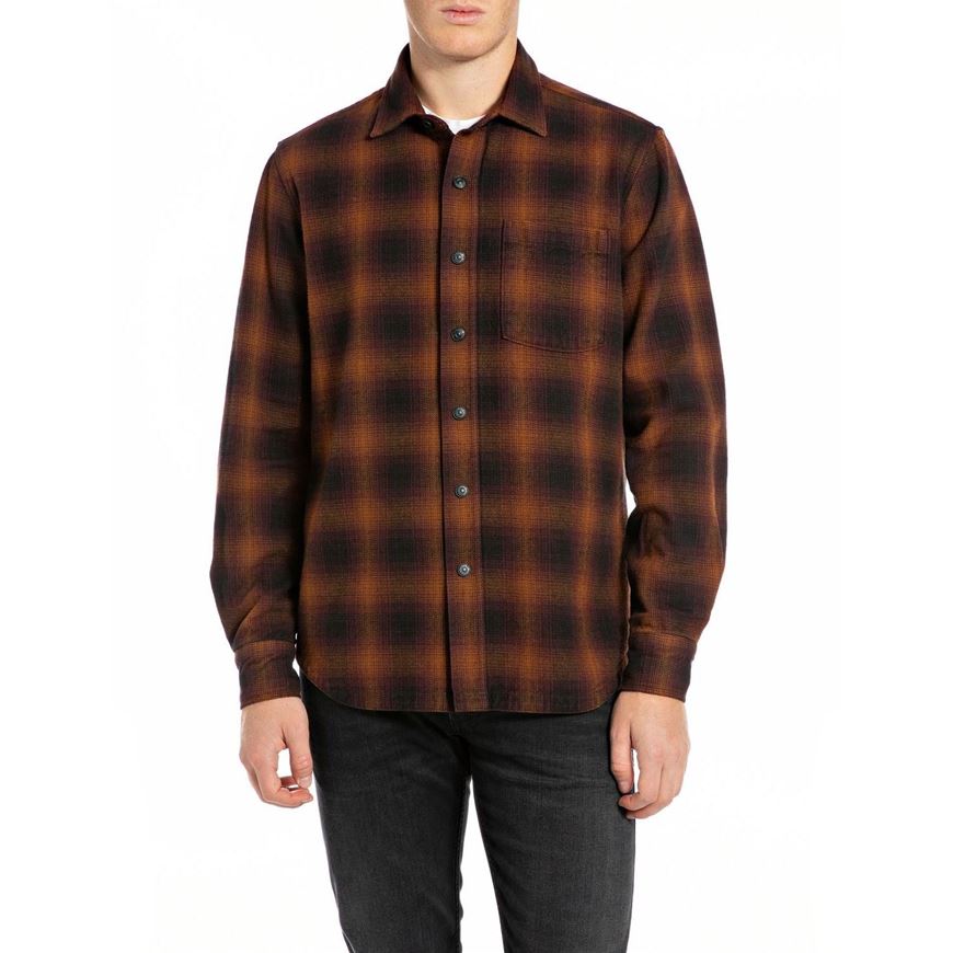 Снимка на REPLAY MEN'S SHIRT IN CHECKED FLANNEL