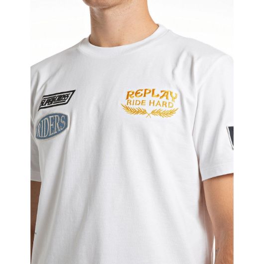 Снимка на REPLAY MEN'S T-SHIRT WITH RIDE PRINT