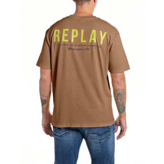 Снимка на REPLAY MEN'S RELAXED-FIT T-SHIRT WITH LETTERING