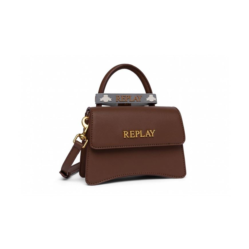 Снимка на REPLAY WOMEN'S ATHENA HANDBAG WITH LOGO