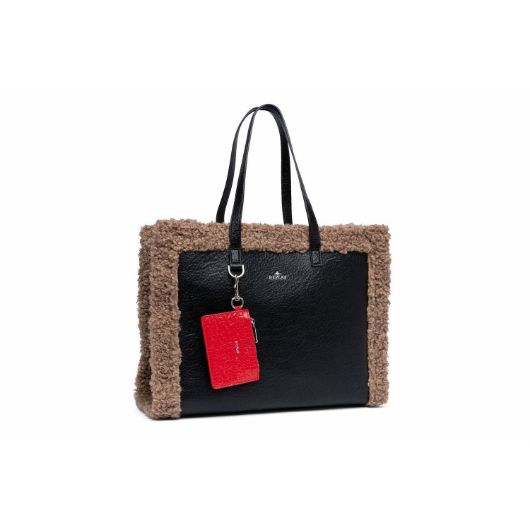 Снимка на REPLAY WOMEN'S SHOPPING BAG WITH SHEARLING EFFECT