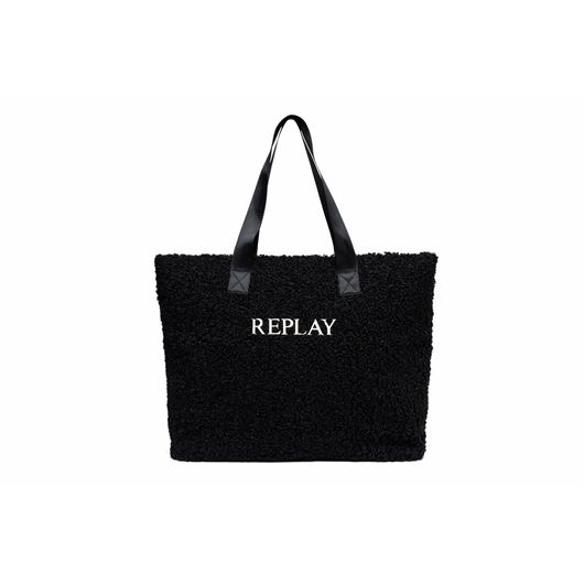 Снимка на REPLAY WOMEN'S SHOPPING BAG IN TEDDY ECO FUR