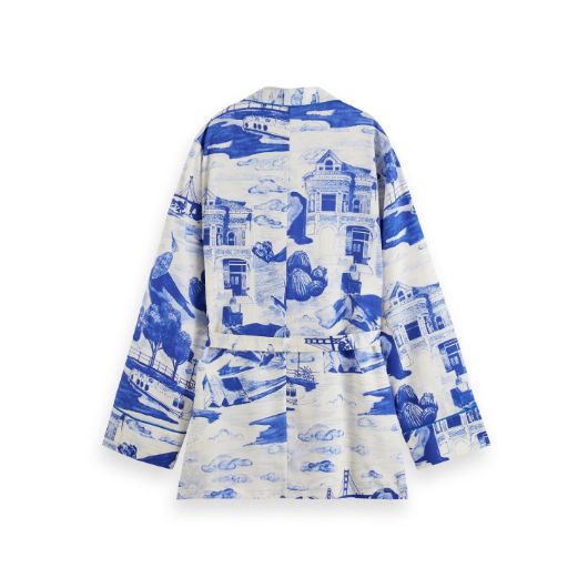 Снимка на SCOTCH&SODA WOMEN'S PRINTED PYJAMA BLAZER