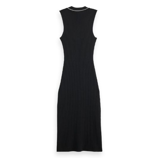 Снимка на SCOTCH&SODA WOMEN'S RIBBED COLLARED KNITTED DRESS