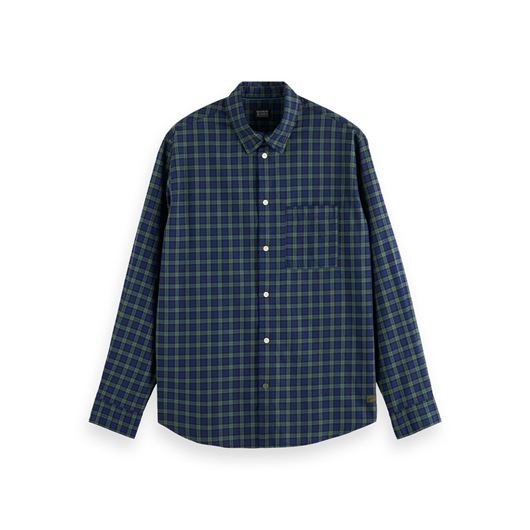 Снимка на SCOTCH&SODA MEN'S RELAXED FIT LIGHTWEIGHT FLANNEL CHECK SHIRT