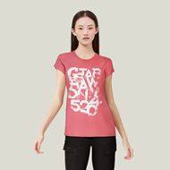 Снимка на G-STAR RAW WOMEN'S GRAPHIC STM 2 SLIM T-SHIRT