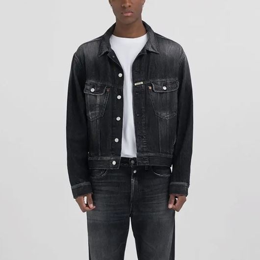 Снимка на REPLAY MEN'S 9ZERO1 BLACK DENIM JACKET