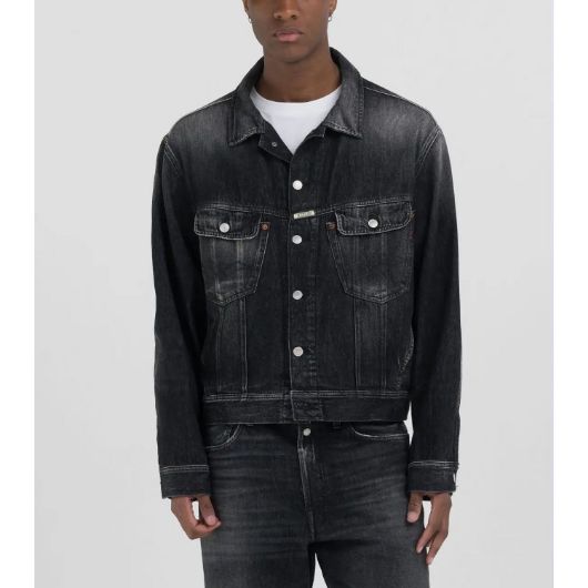 Снимка на REPLAY MEN'S 9ZERO1 BLACK DENIM JACKET