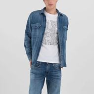 Снимка на REPLAY MEN'S COTTON-BLEND DENIM SHIRT