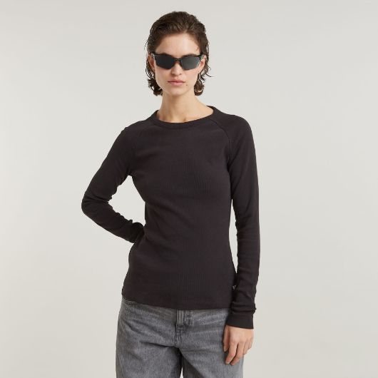 Снимка на G-STAR RAW WOMEN'S SLIM RIB KEYHOLE TOP