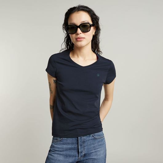 Снимка на G-STAR RAW WOMEN'S EYBEN SLIM V-NECK T-SHIRT 2.0