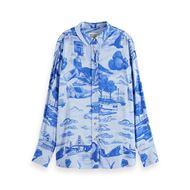 Снимка на SCOTCH&SODA WOMEN'S VISCOSE PRINTED RELAXED FIT SHIRT