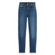 Снимка на SCOTCH&SODA WOMEN'S HIGH FIVE SUPER STRETCH  SLIM JEANS — CLASSIC BLUE