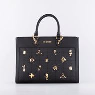 Снимка на LOVE MOSCHINO WOMEN'S TAILORING SHOPPER WITH SYMBOL STUDS