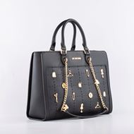 Снимка на LOVE MOSCHINO WOMEN'S TAILORING SHOPPER WITH SYMBOL STUDS