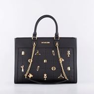 Снимка на LOVE MOSCHINO WOMEN'S TAILORING SHOPPER WITH SYMBOL STUDS