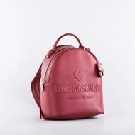 Снимка на LOVE MOSCHINO WOMEN'S LEATHER BACKPACK WITH EMBOSSED LOGO