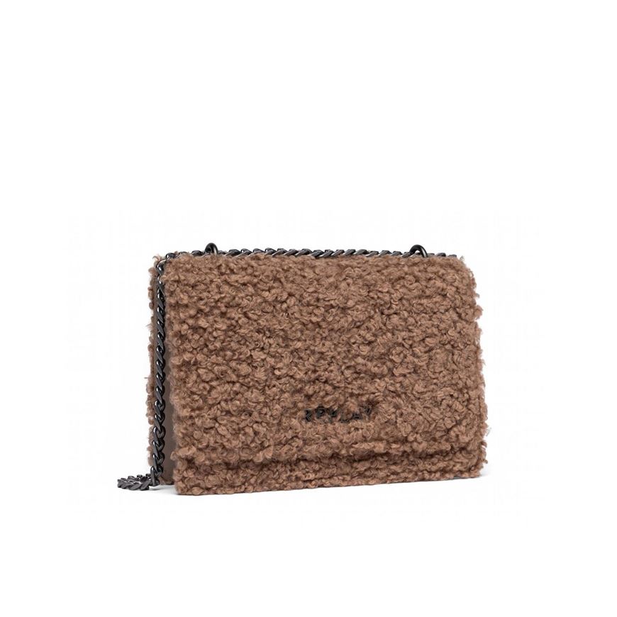 Снимка на REPLAY WOMEN'S CROSSBODY BAG IN TEDDY ECO FUR