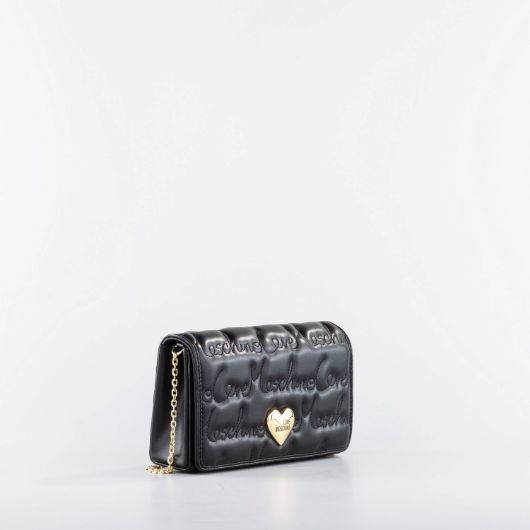 Снимка на LOVE MOSCHINO WOMEN'S LOVE SONG CLUTCH WITH HEART LOGO