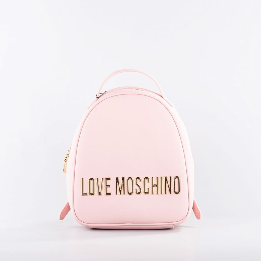 Снимка на LOVE MOSCHINO WOMEN'S BOLD LOVE SMALL BACKPACK WITH MAXI LETTERING