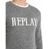 Снимка на REPLAY MEN'S JACQUARD LOGO SWEATER