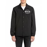 Снимка на REPLAY MEN'S MICRO POLY SHIRT JACKET WITH CUSTOME GARAGE PRINT 