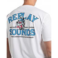 Снимка на REPLAY MEN'S T-SHIRT WITH REPLAY SOUNDS PRINTS