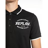 Снимка на REPLAY MEN'S STRETCH PIQUE POLO SHIRT WITH PRINT