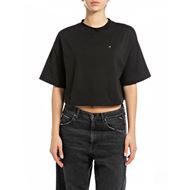 Снимка на REPLAY WOMEN'S CROPPED T-SHIRT WITH RIVET