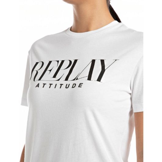 Снимка на REPLAY WOMEN'S REPLAY ATTITUDE COTTON T-SHIRT