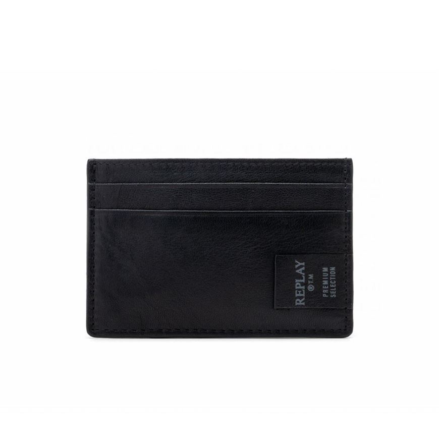 Снимка на REPLAY MEN'S CARDHOLDER WITH CLIP IN PLAIN LEATHER