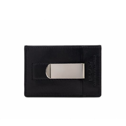 Снимка на REPLAY MEN'S CARDHOLDER WITH CLIP IN PLAIN LEATHER