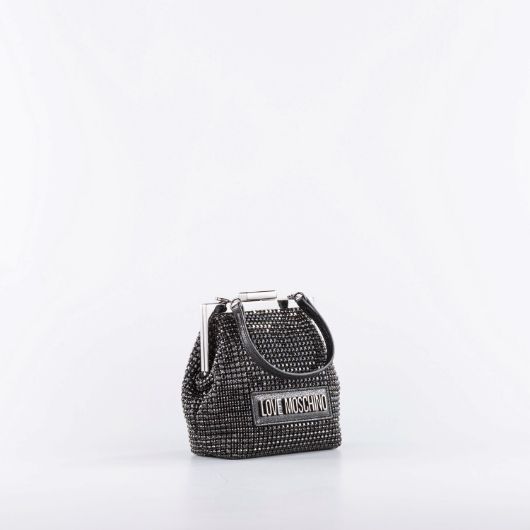 Снимка на LOVE MOSCHINO WOMEN'S BLING BLING MINI BAG WITH SMALL CRYSTALS ALLOVER