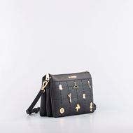 Снимка на LOVE MOSCHINO WOMEN'S TAILORING CROSSBODY BAG WITH SYMBOL STUDS