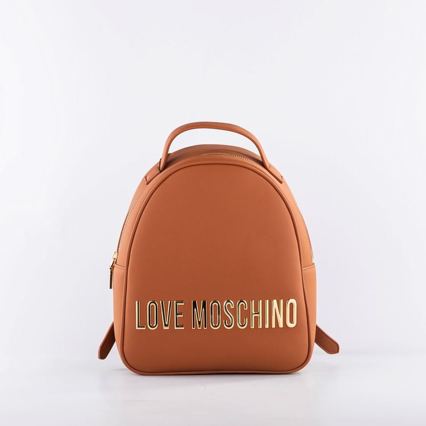 Снимка на LOVE MOSCHINO WOMEN'S BOLD LOVE SMALL BACKPACK WITH MAXI LETTERING