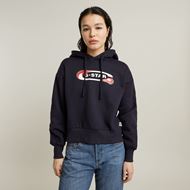 Снимка на G-STAR RAW WOMEN'S OLD SKOOL LOGO LOOSE HOODIE