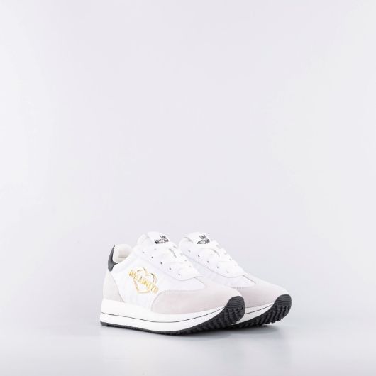 Снимка на LOVE MOSCHINO WOMEN'S DAILY RUNNING SNEAKERS IN MIX MATERIALS