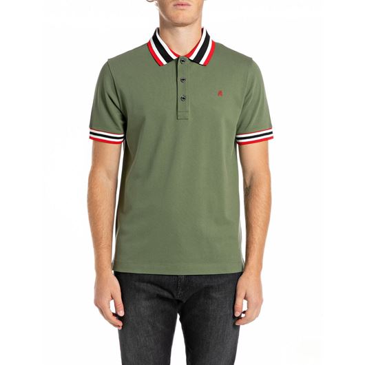 Снимка на REPLAY MEN'S POLO SHIRT IN STRETCH PIQUE