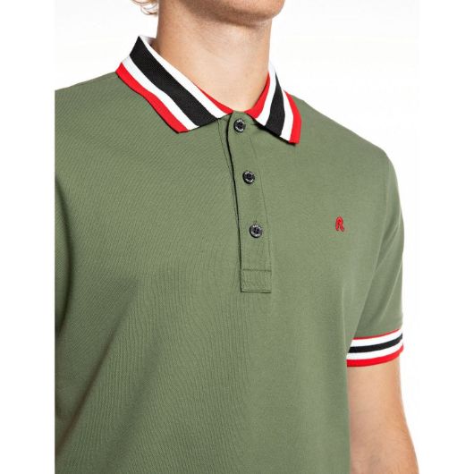 Снимка на REPLAY MEN'S POLO SHIRT IN STRETCH PIQUE