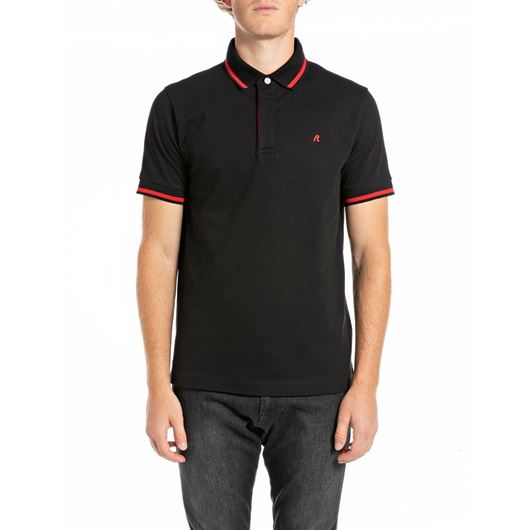 Снимка на REPLAY MEN'S POLO SHIRT IN STRETCH PIQUE