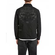 Снимка на REPLAY MEN'S OVERSHIRT WITH PRINT AND ALL-OVER PATCH