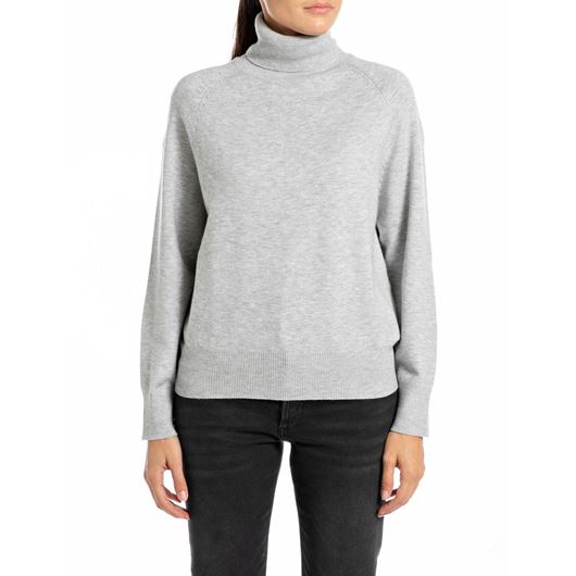 Снимка на REPLAY WOMEN'S TURTLENECK PULLOVER IN VISCOSE BLEND