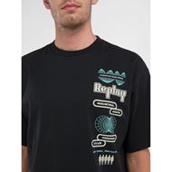 Снимка на REPLAY MEN'S JERSEY T-SHIRT WITH PRINTS AND LETTERING