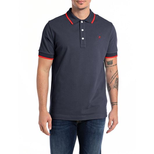 Снимка на REPLAY MEN'S POLO SHIRT IN STRETCH PIQUE