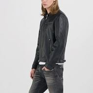 Снимка на REPLAY MEN'S LEATHER JACKET WITH COLLAR