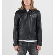 Снимка на REPLAY MEN'S LEATHER JACKET WITH COLLAR