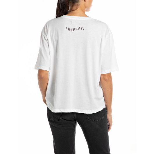 Снимка на REPLAY WOMEN'S BOXY JERSEY T-SHIRT