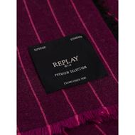 Снимка на REPLAY UNISEX STRIPED WOOL-BLEND SCARF