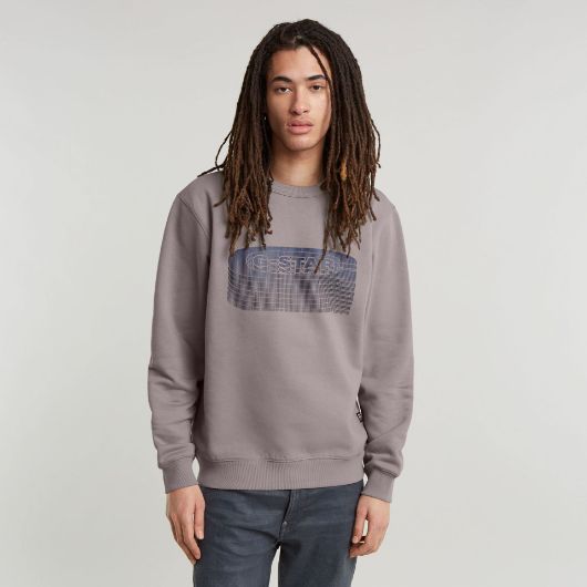 Снимка на G-STAR RAW MEN'S STACKED OLD SKOOL LOGO SWEATER