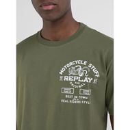 Снимка на REPLAY MEN'S JERSEY T-SHIRT WITH LETTERING PRINT